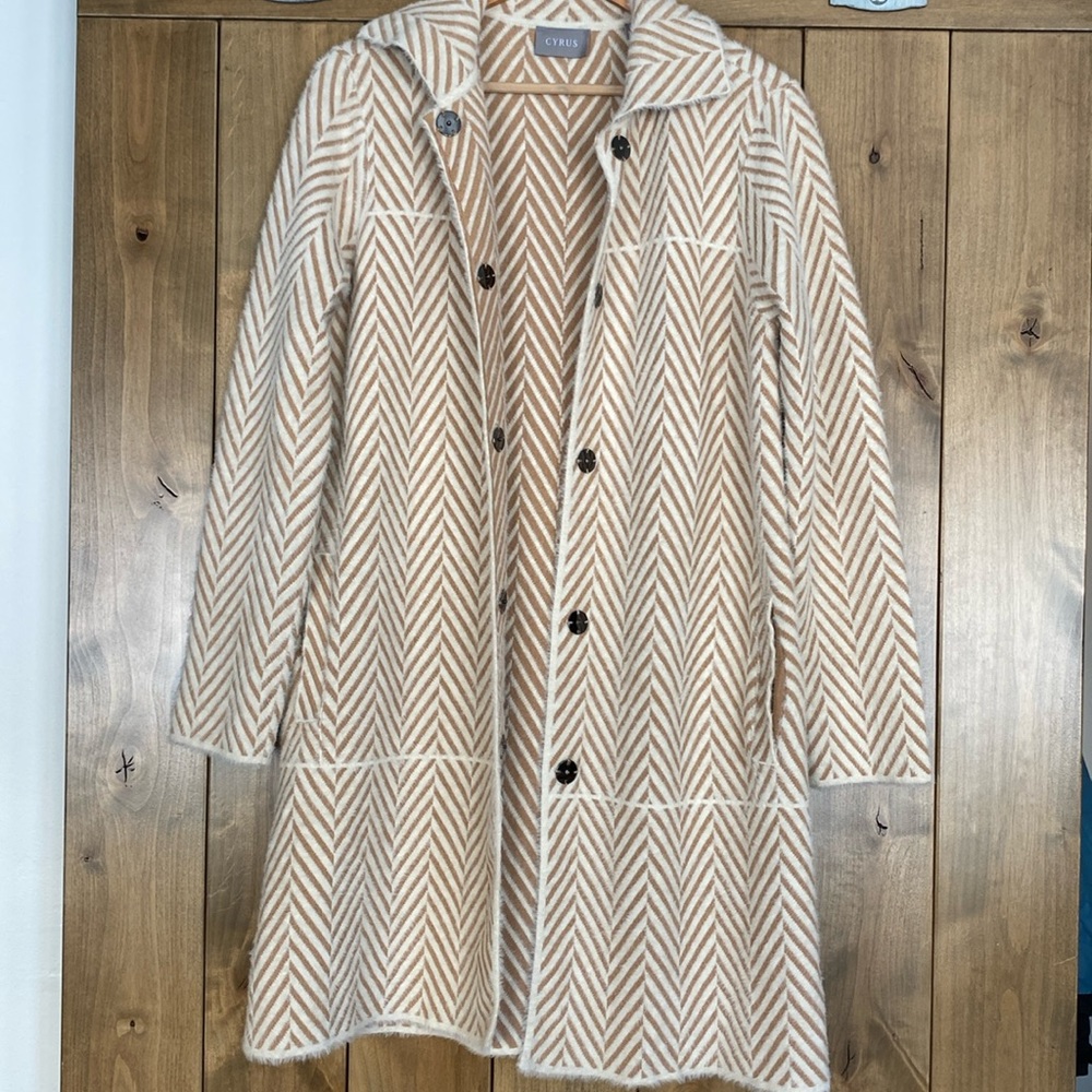 Herringbone Cyrus coat- excellent condition